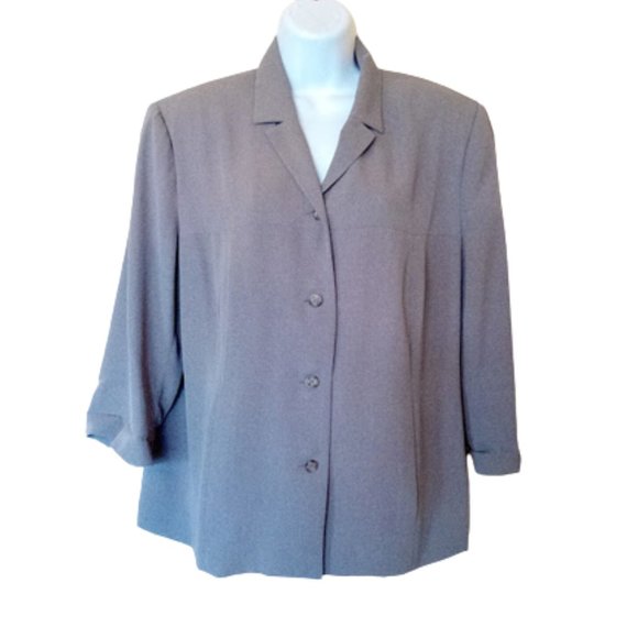 Green Blazer Jacket Size 16 - Picture 1 of 2